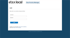 Desktop Screenshot of pm.etax.com.au